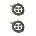 thumbnail image 3 of Sonducket Paquete de 2 cordones para zapatillas de deporte * Cordones ajustables con bloqueo elástico de seguridad reflectante Reemplazo de cuerdas Type3 NO3 Sonducket CBP160445, 3 of 5