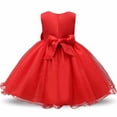 thumbnail image 4 of AAMILIFE Robe Fleur Princesse Fille Tutu Mariage Anniversaire Fête Robe Enfant Costume Enfants, 4 of 5