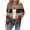 #0168-Brown, variant on Pounoo Waffle Knit Bomber Jackets for Women Zip Up Long Sleeve Outerwear with Pockets Fall Casual Lightweight Jackets