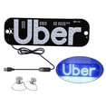 thumbnail image 1 of Placa Señal Coche Con Lámpara Indicadora Taxi Con Ventosa (USB Azul), 1 of 8