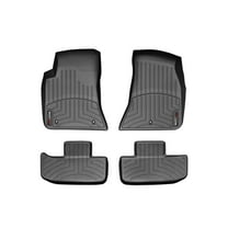 WeatherTech Custom Fit FloorLiners compatible with 2011-2014 Dodge Challenger - 1st & 2nd Row (2-pc. Rear Liner), Black
