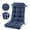 Navy Blue A, variant on DONAMA Outdoor Rocking Chairs Cushions Waterproof Fade-Resistant Patio Chair Cushion, Indoor Seat Pads with Ties for Rocker Furniture Navy Blue