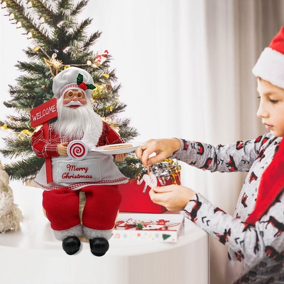 Chmadoxn Christmas Decorations Christmas Santa Claus Doll Christmas Child Gift Toy Table Decoration For Home Xmas Tree Ornaments