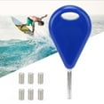 thumbnail image 3 of With Handle Surfboard Fin Screw, Metal Fin Key, For FCS Fins Outdoor Fun Surfing Surfboard Blue, 3 of 8