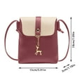 thumbnail image 2 of MUSOIE Small Crossbody Bags for Women Vegan Leather Mini Shoulder Bags Clutch Purses with Deer Decor, 2 of 3