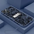 thumbnail image 1 of Funda de dibujos animados de superhéroes de Marvel para Apple iPhone 14, 13, 12, 11 Pro Max Plus, XS, XR, X, 8, 7, SE, cuerda líquida izquierda Fivean unisex, 1 of 2
