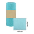 thumbnail image 3 of Rollo de paño de microfibra desechable para limpieza general, toallas de papel para cocina y baño, trapos de limpieza gruesos y grandes, 20 hojas de toallitas absorbentes de aceite que no rayan, colo, 3 of 6