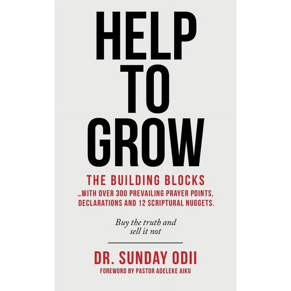 Help to Grow : The Building Blocks With over 300 Prevailing Prayer Points, Declarations and 12 Scriptural Nuggets