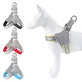 thumbnail image 4 of Arnés reflectante para mascotas, para perros pequeños, medianos y gatos, chaleco antitirones, correa para el pecho para cachorros, pugs, chihuahuas, bulldogs, suministros, 4 of 5