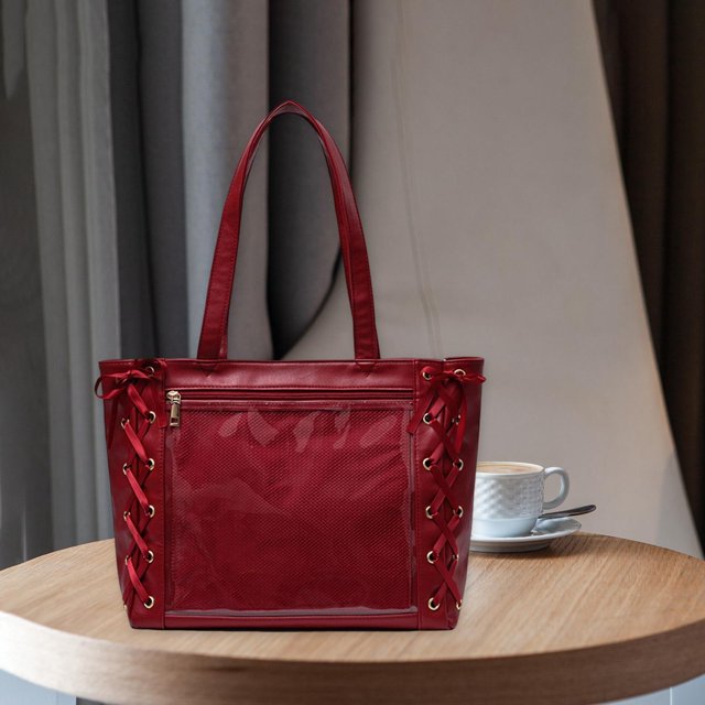 Bolso de hombro japonés Baoblaze de gran capacidad para niñas rojo