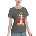 thumbnail image 2 of Women's Basic Short Sleeve T-Shirt One Piece Luffy, 2 of 6