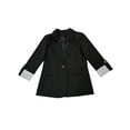thumbnail image 4 of Lroveb Blazers for Women Business Casual Fashion Up Suit Slim Seven Points Roll Sleeve Jacket Woman Suit Jacket, 4 of 4
