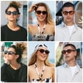 thumbnail image 3 of Gafas de Sol SOJOS Retro Ovaladas y Redondas Polarizadas SJ2603 Unisex, 3 of 5