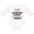 thumbnail image 3 of Inktastic My Mom is a Respiratory Therapist and a Hero Boys or Girls Long Sleeve Baby Bodysuit, 3 of 5