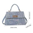 thumbnail image 2 of Bolso de mano para mujer, Bolso de mano, Bolso de mano elegante y sencillo para mujer (azul), 2 of 4