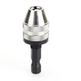 thumbnail image 2 of Adaptador de vástago hexagonal para portabrocas de cambio rápido sin llave de 1/4" (0,3-3,6 mm), 2 of 14