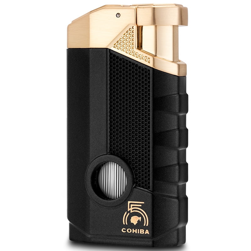 Cigar Lighter Cigarette Lighter Portable Large Diameter Smoke Tank Windproof Direct Punch Multifunctional Lighter Gift Box