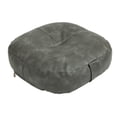 thumbnail image 2 of relayinert Coussin de Sol Rond Pouf Ottoman Décoratif Intérieur Extérieur pour Balcon Adultes Jaune Gris, 2 of 6