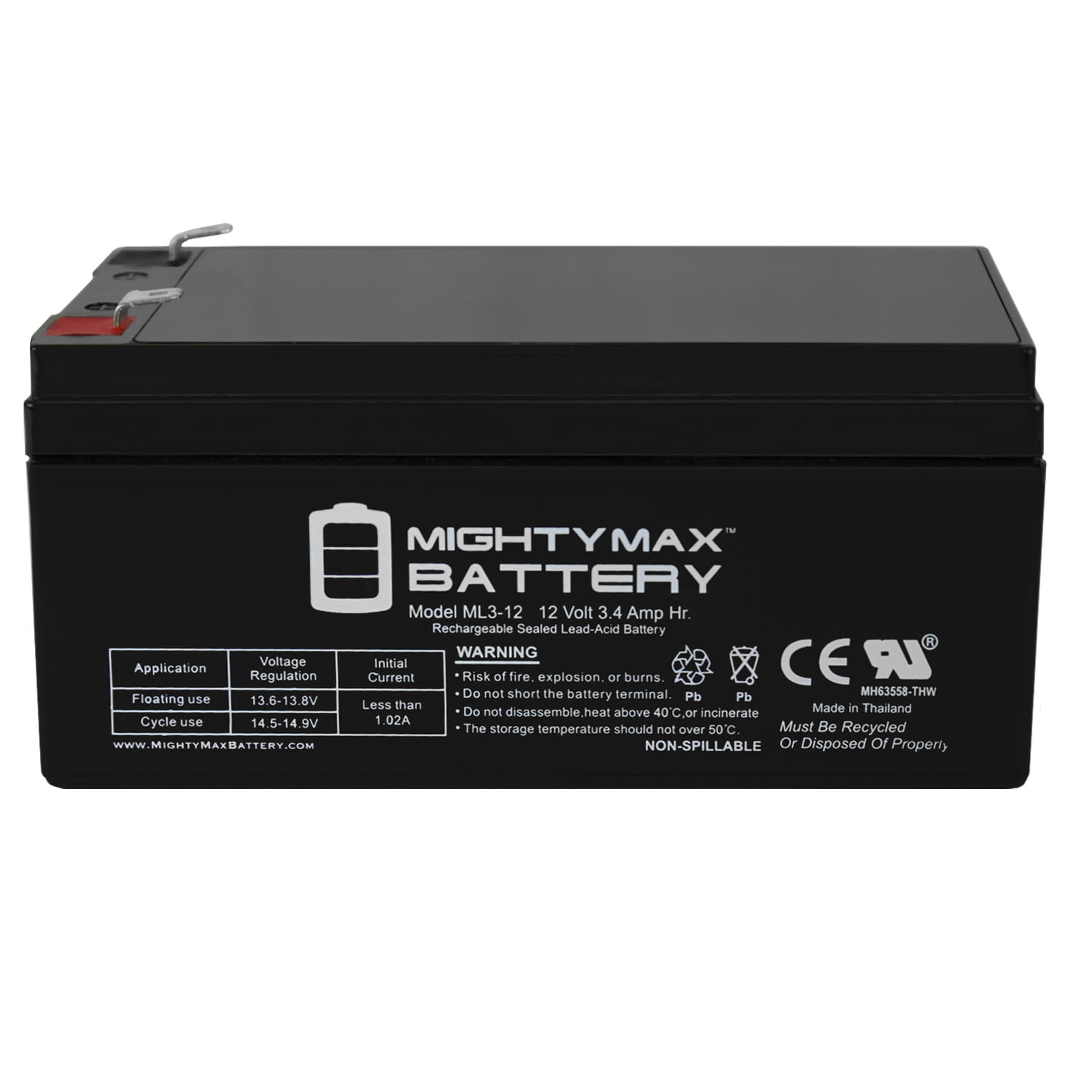 4 Pack Brand Product Mighty Max Battery 6V 4.5Ah SLA Replacement Battery for RBC52 Tripp lite
