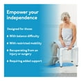 Carex Universal Shower Chair and Bath Seat with Patented Exact Level