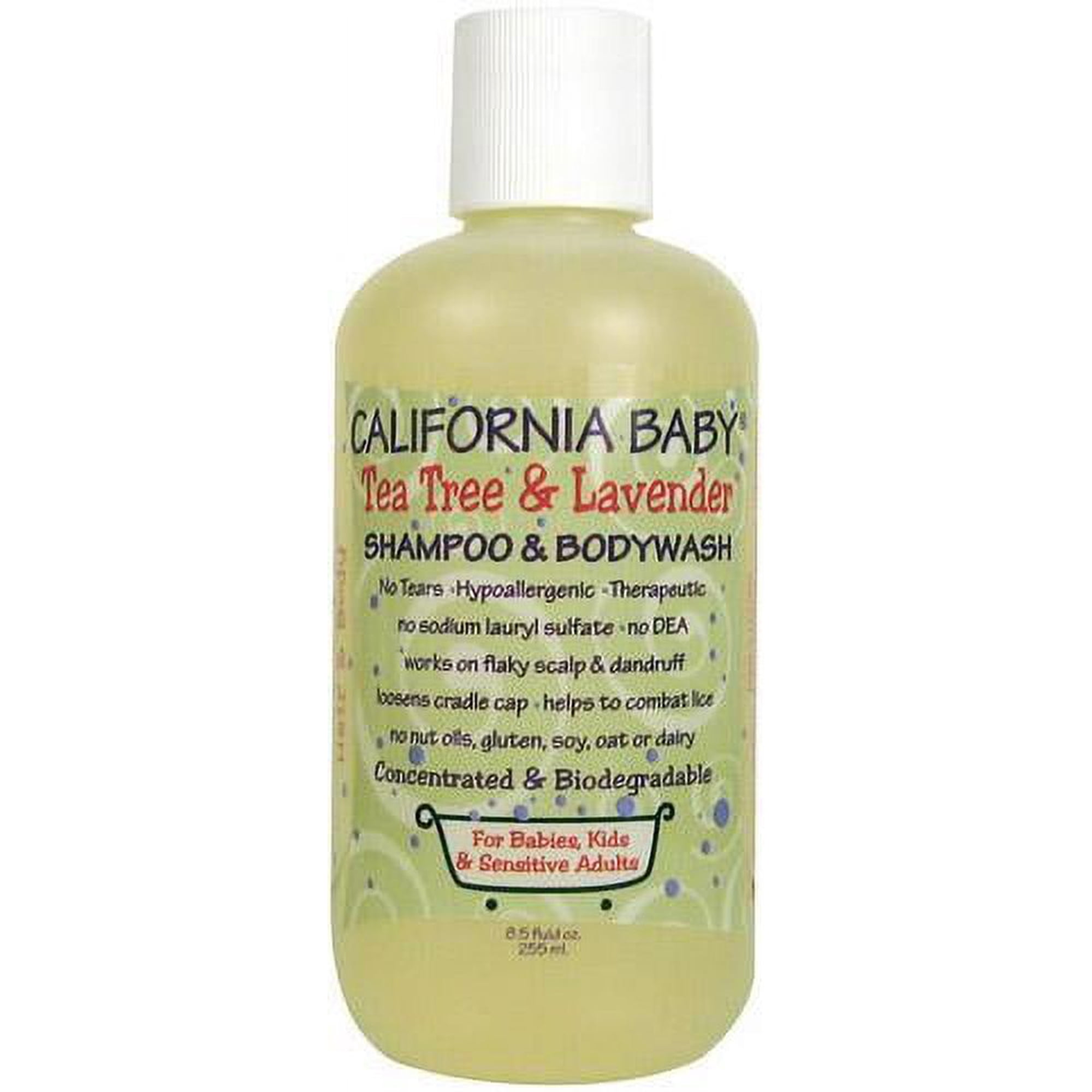California Baby Tea Tree & Lavender Shampoo & Bodywash 251ml 8.5oz
