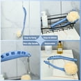 thumbnail image 2 of BTideas Loofah on a Stick, 20.5” Back Scrubber for Shower Adult,Long Handled Exfoliating Loofah,Blue, 2 of 7