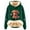 Dark Green, variant on Women Casual Pullover Hoodie With Adorable Cow Print Long Sleeve Sweatshirt For Everyday Cozy Comfort And Winter Warmth Fashion
