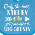 thumbnail image 4 of Inktastic Only the Best Nieces Get Promoted to Big Cousin Boys or Girls Baby Bib, 4 of 4