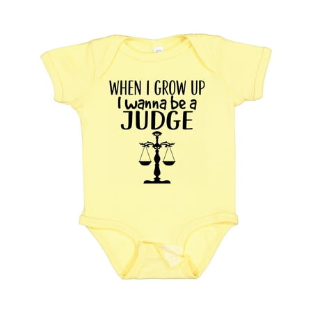 

Inktastic Future Judge Law Scale Gift Baby Boy or Baby Girl Bodysuit
