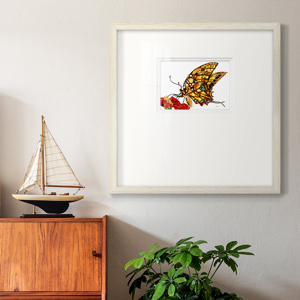 Wings II-Premium Framed Print