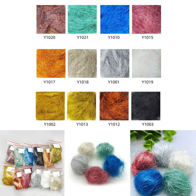 Mosiee Fly Tying Fly Fishing Tying Material Ultra-Fine Soft Fly Fishing  Tying Material