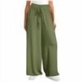 thumbnail image 7 of HAiming Womens Wide Leg Sweatpants High Elastic Waist Drawstring Pants Athletic Joggers Trousers with Pocket, 7 of 7