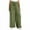 Army Green, variant on Women's Linen Lounge Pants Baggy High Waist Wide Leg Palazzo Pants Casual Flowy Trousers for Women