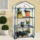 thumbnail image 5 of Miniinvernadero, tienda de hongos portátil protectora de PVC transparente, para folowerpot exterior Tres niveles69×49×126cm kusrkot Invernadero, 5 of 8