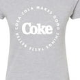 thumbnail image 3 of Coca-Cola - Coke Makes Things Taste Better - Juniors Fitted Graphic T-Shirt, 3 of 5