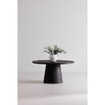 thumbnail image 7 of Cember Black Mango Wood Dining Table Rustic Dining Room Furniture, 7 of 7