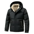 thumbnail image 4 of Winter Hooded Padded Coat Warm Insulated Outerwear Jacket For Cold Weather Windproof Comfortable Fit, 4 of 9