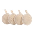 thumbnail image 2 of 4Pcs Exfoliating Pads Face Exfoliator Scrubber Facial Sponges The Cleansing for Massager Clean Towel Made of Cotton and Linen for Cleaning and Exfoliating During Bathing(C), 2 of 9