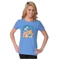 thumbnail image 4 of Vintage Smurf Just Be Cool Mushrooms Women's T Shirt Ladies Tee Brisco Brands M, 4 of 6