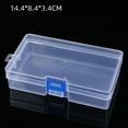 thumbnail image 3 of Latch Box Transparent Visible Storage Plastic Clear Square Fishing Gear Emptybox, 3 of 9