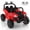Red, variant on Ktaxon 12V Kids Electric Ride On Car w/ Parent Remote Control, Bluetooth, Lights, 3 Speeds, Powered Wheel Ride On Toy for Boys & Girls Ages 2-6, Rose Red