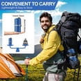 thumbnail image 4 of Camping Mattress with Foot Pump, Upgraded Thickness 10cm/4" Self-Inflating Sleeping Pad, Hiking Mattress with Pillow, Ultra Light Air Mattress for Camping, Tent, Hiking (Blue), 4 of 5