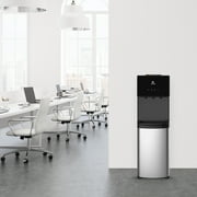 Avalon Bottom Load Water Cooler 3 Temp, Stainless/Black. 41 in
