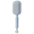 thumbnail image 1 of Cepillo de pelo retráctil autolimpiante con masaje de cojín de aire para el cuero cabelludo, cabezal grande, agarre ergonómico y antiestático, para todo tipo de cabello, uso en casa y de viaje, 1 of 3
