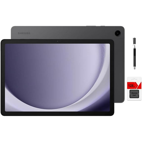 SAMSUNG Galaxy Tab A9  (128GB) 11'' Android Tablet, Big Screen, Quad Speakers,Upgraded Chipset, Multi Window Display, Slim, Light, Durable Design, Graphite with Tigology Accessories