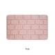 thumbnail image 5 of Naiovety Alfombrilla de baño con parte inferior antideslizante de poliéster que no se desprende de las alfombras para una buena sensación de Juegos de accesorios de baño Rosa, 5 of 6