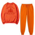 thumbnail image 2 of Puntoco Conjunto deportivo de pantalones deportivos informales con cuello redondo y sólido para mujer Puntoco Puntoco-8403, 2 of 3