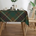 thumbnail image 3 of Rectangle Table Cloth, Clan Murphy Tartan Classic Irish Plaid Resistant Washable Tablecloth Decorative Table Cover for Dining, Indoor and Outdoor, 3 of 6