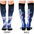 thumbnail image 2 of FREEAMG Butterfly Compression Socks for Men & Women Knee High Stockings for Running, Sport, Hiking & Travel, 2 of 7