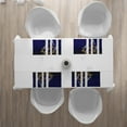 thumbnail image 3 of Ambesonne Autumn Place Mats Set of 4, Birch Trees with Foliage, Standard Size, Blue White Brown, 3 of 4